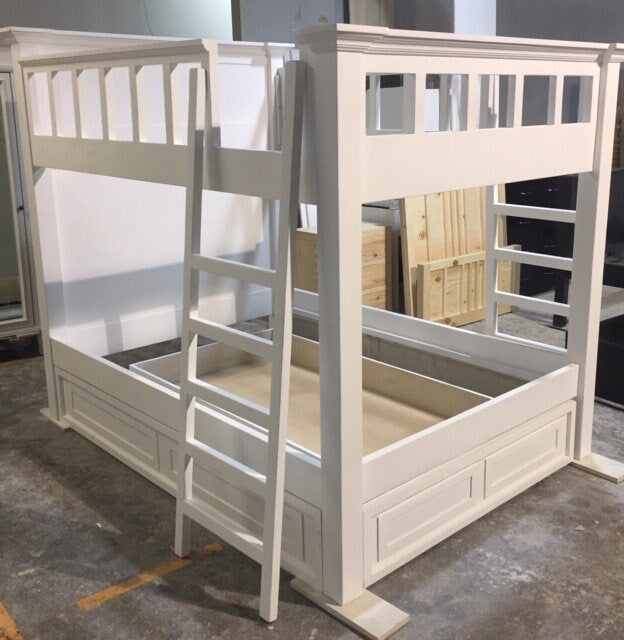 CA King Bunk Bed With Queen Trundle