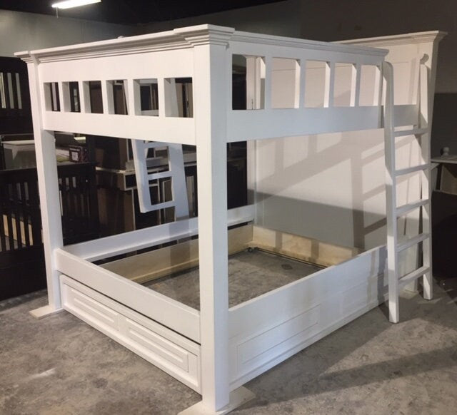 CA King Bunk Bed With Queen Trundle