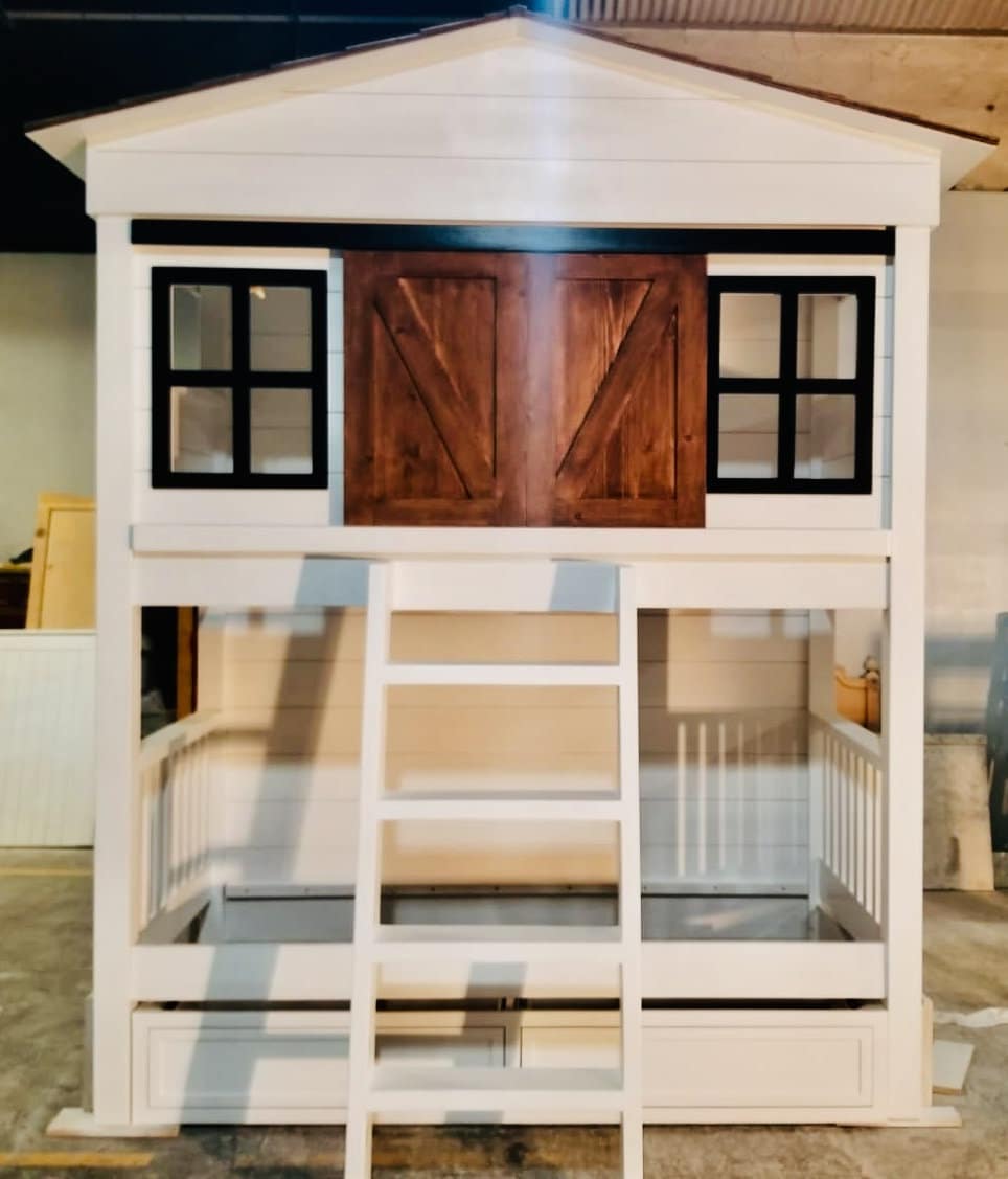 Barn House Bunk Bed