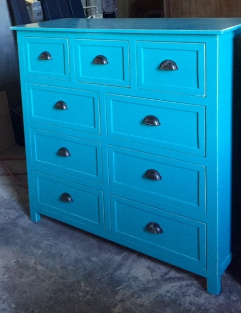 Blue Ocean Handcrafted Dresser