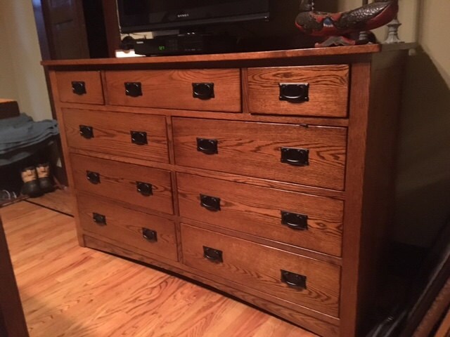 Solid Oak Dresser