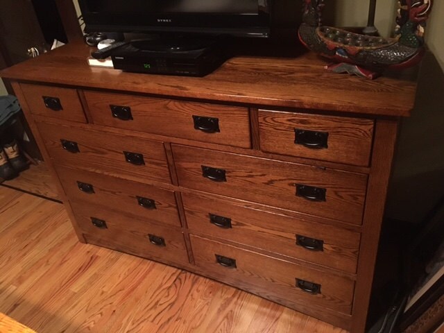 Solid Oak Dresser