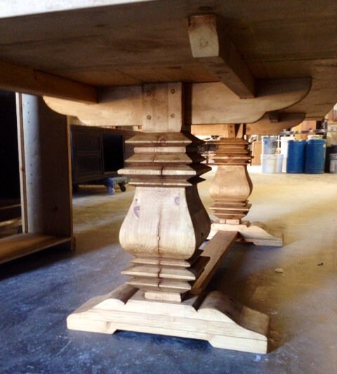 Handcrafted Pedestal Table