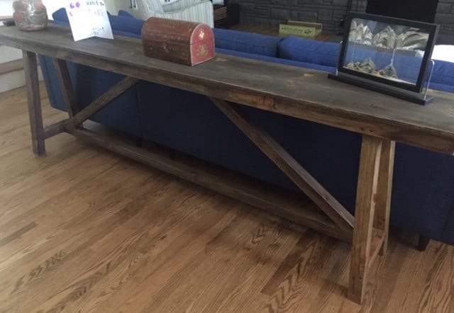 Handcrafted Buffett Table -