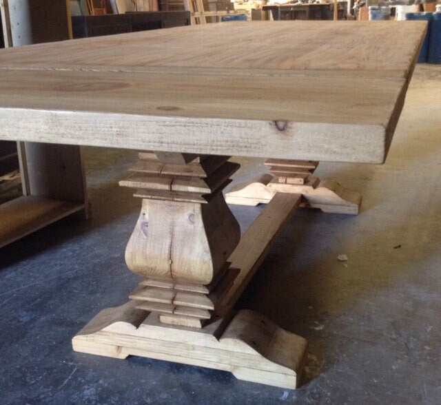 Handcrafted Pedestal Table