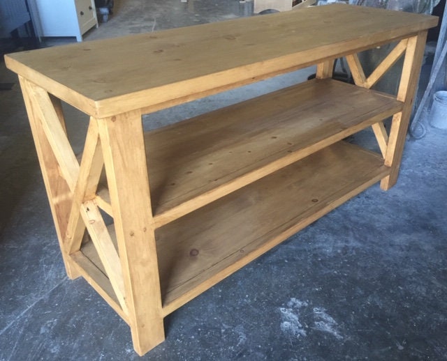 Handcrafted Kitchen Island Solid Wood