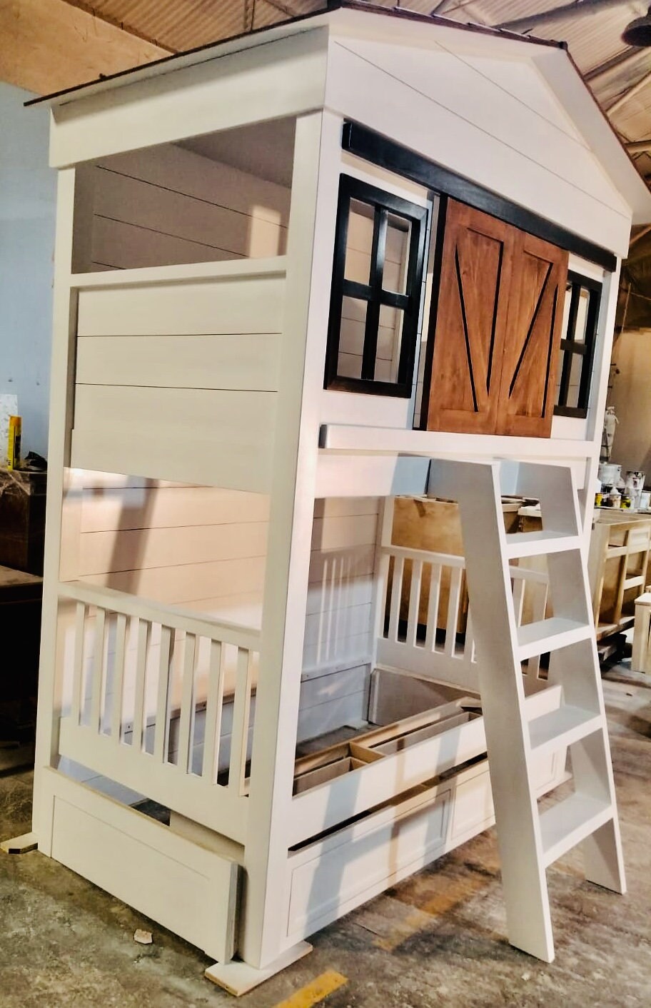 Barn House Bunk Bed