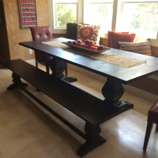 Handcrafted Pedestal Table