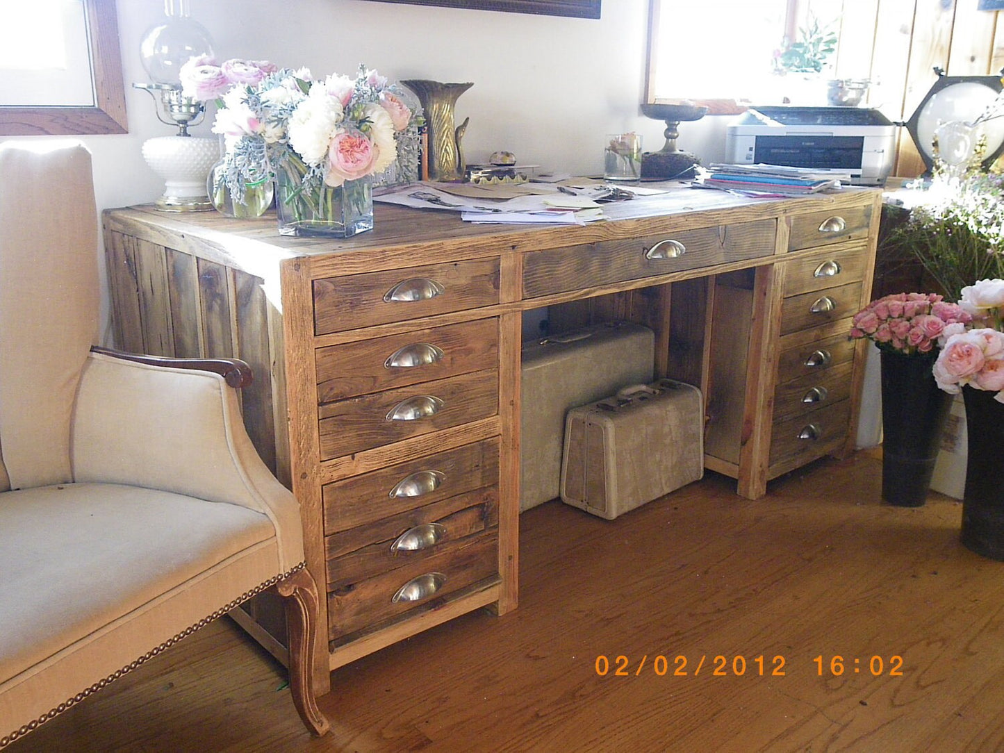 Aged/Salvaged Wood Desk