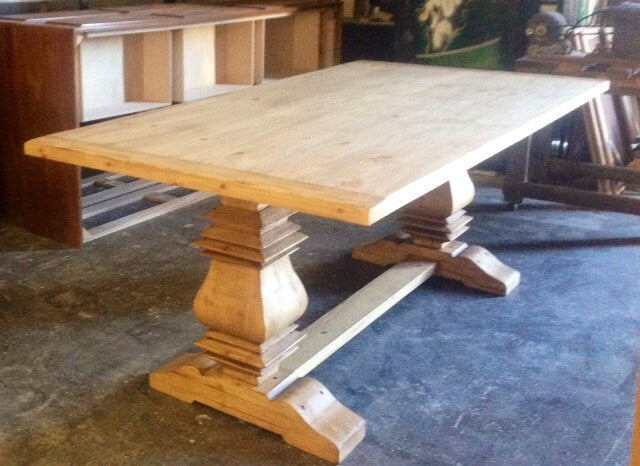 Handcrafted Pedestal Table